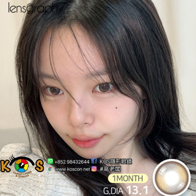 Lensgraphy 1Month Blurmagic Brown 렌즈그라피 블러매직 브라운 원먼스 Lensgraphy 1Month Blurmagic Brown 렌즈그라피 블러매직 브라운 원먼스